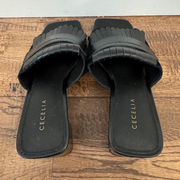 New Cecelia New York Hooper Leather Kiltie Penny Keeper Block Heel Sandals 10 - Picture 6 of 10